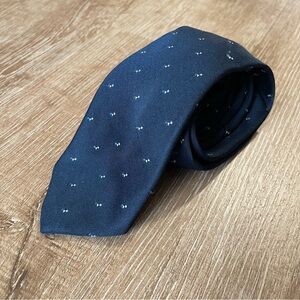 Vintage Marquis 100% silk Navy Blue Men's Neck Tie